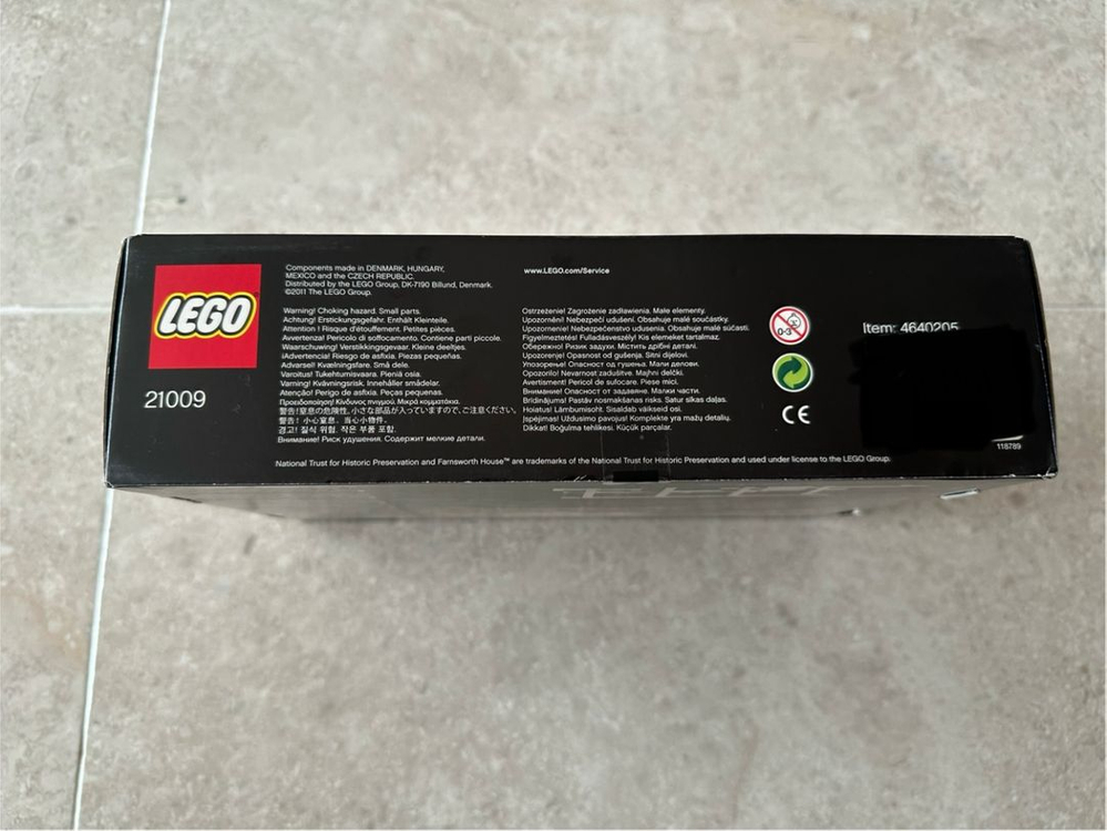 LEGO 레고 Farnsworth House 판스워스 이미지