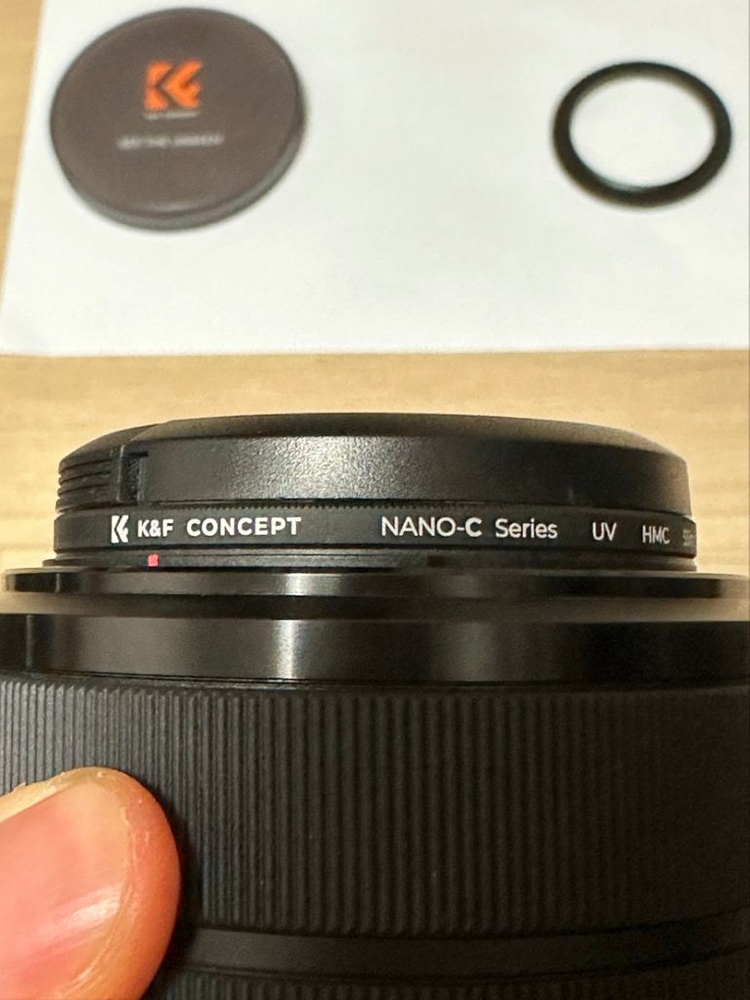 소니 SEL2870 렌즈 + 블랙미스트 + uv 필터등 이미지