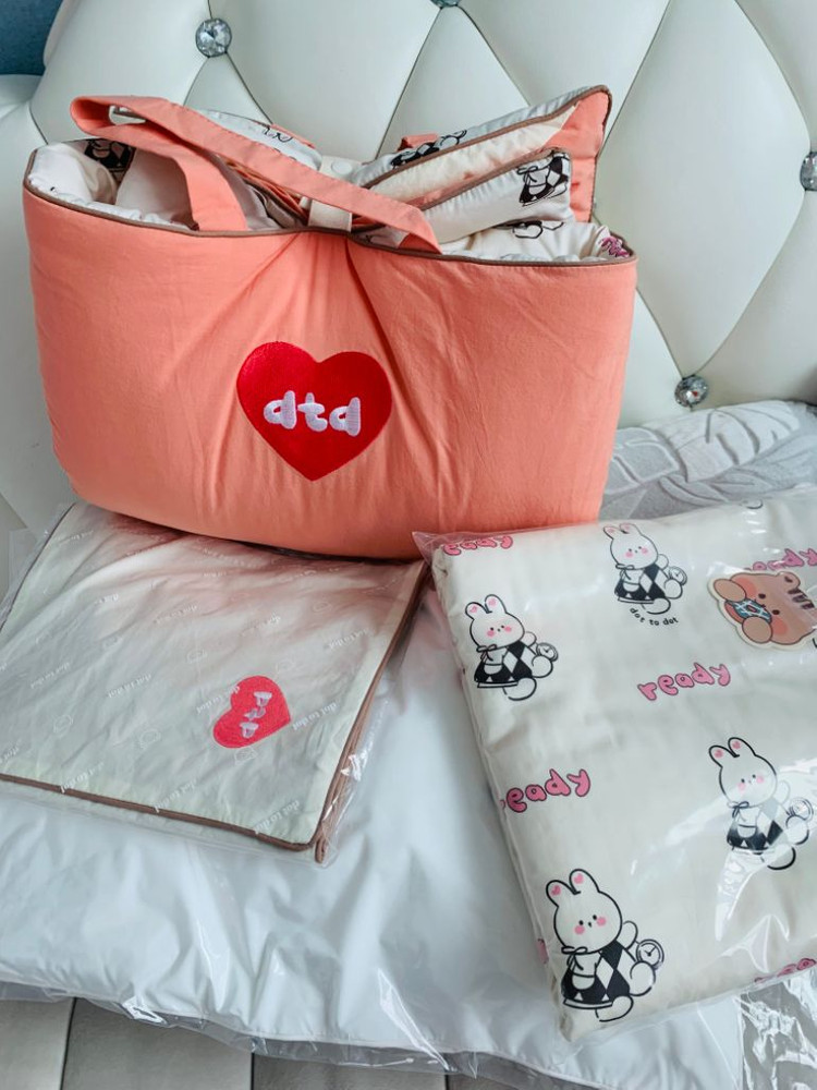 (새상품 미개봉)돗투돗 낮잠이불 세트(배개,패드,이불 이미지