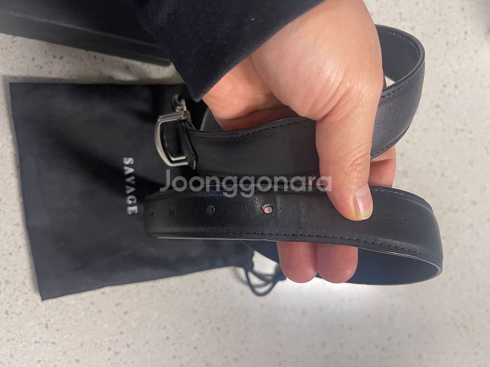 세비지 벨트 110 Leather Belt--1