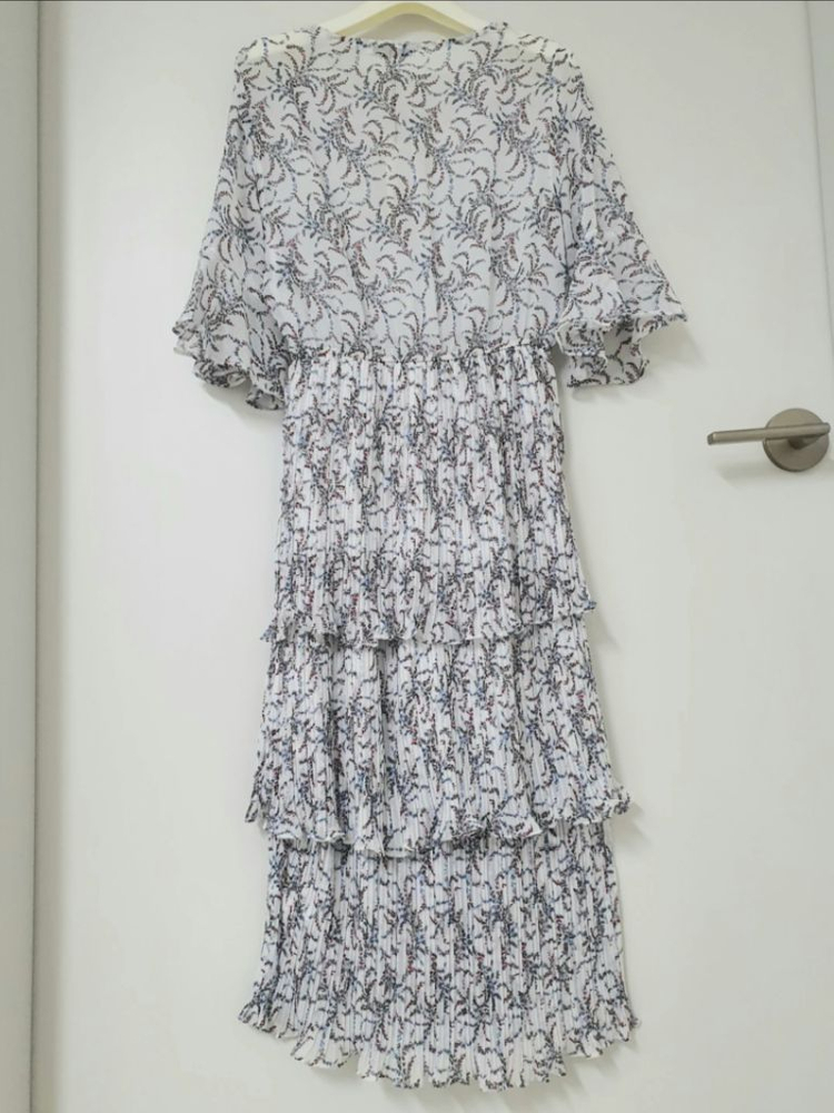 (개별55) 플리츠 롱원피스-브랜드제품 이미지