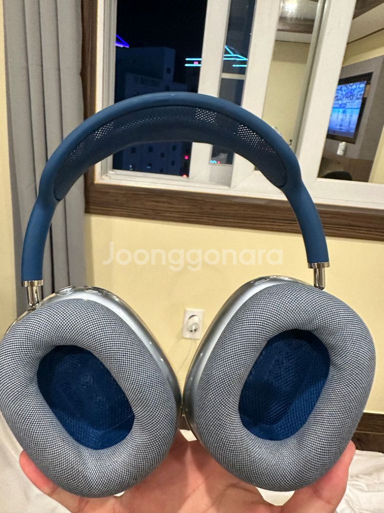 급처)에어팟 맥스 블루--2