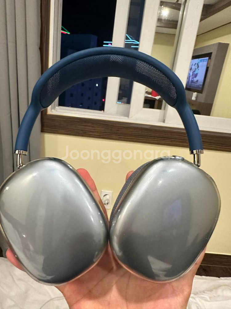 급처)에어팟 맥스 블루--3