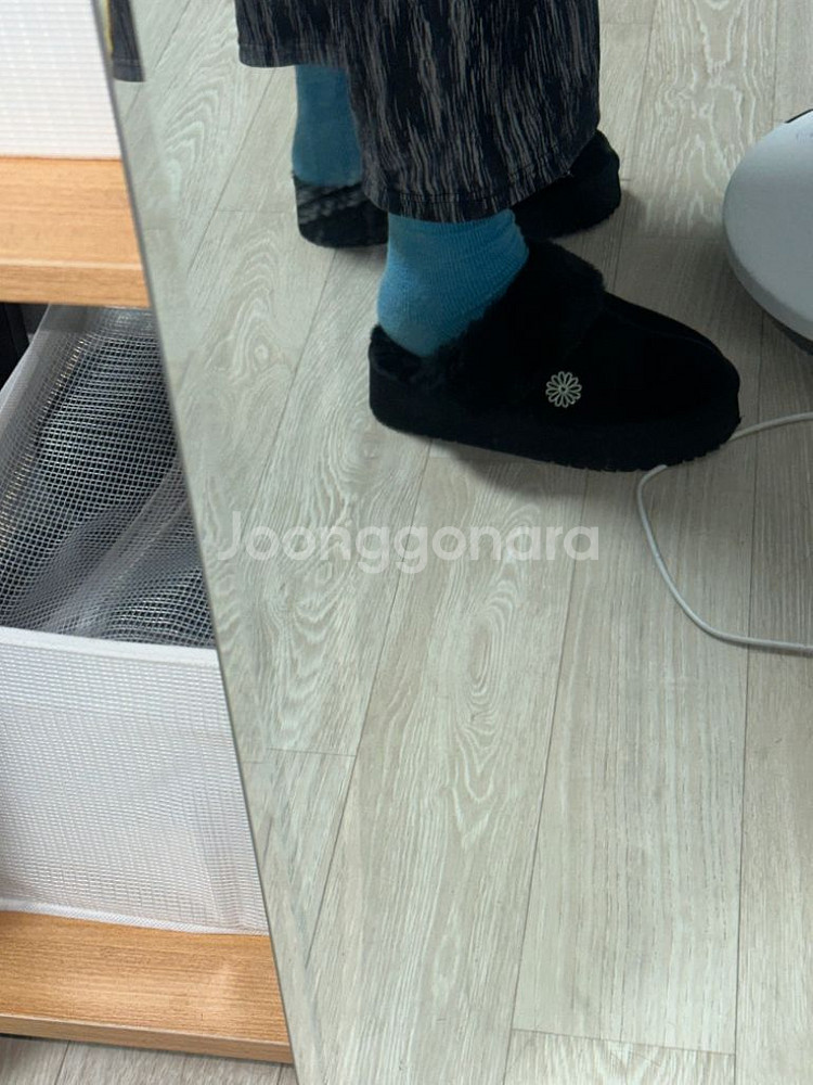 마르디메크르디 플랫폼 퍼 어그 뮬--6