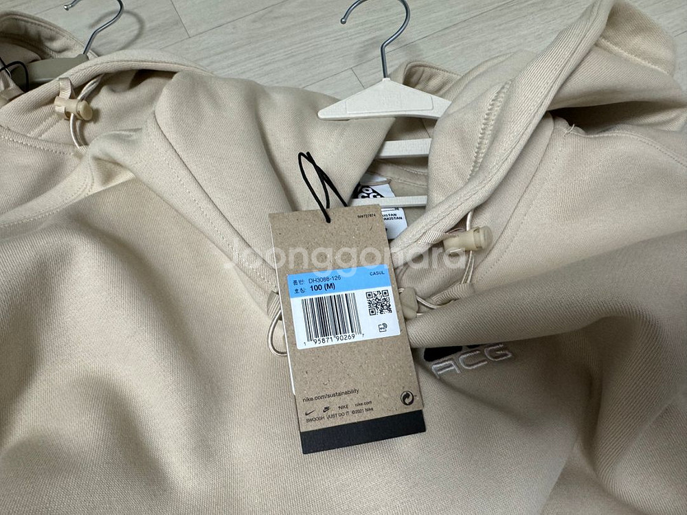ACG 써마핏 후드 새상품 M(100), L(105)--4