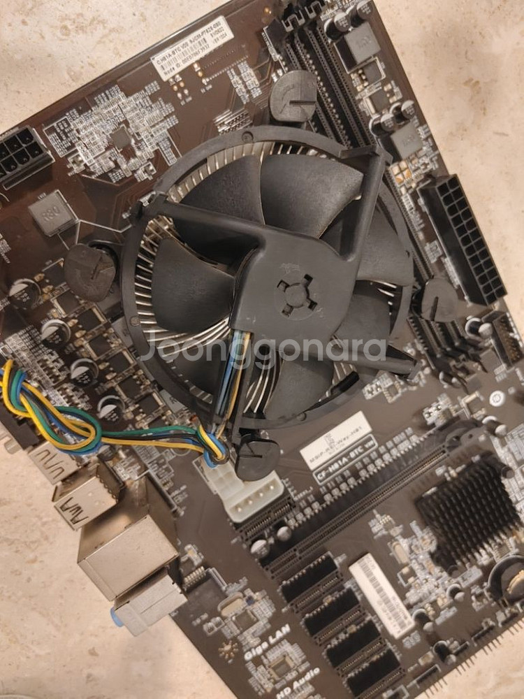G3240 + H81A + DDR3 4기가 램 + 쿨러--3
