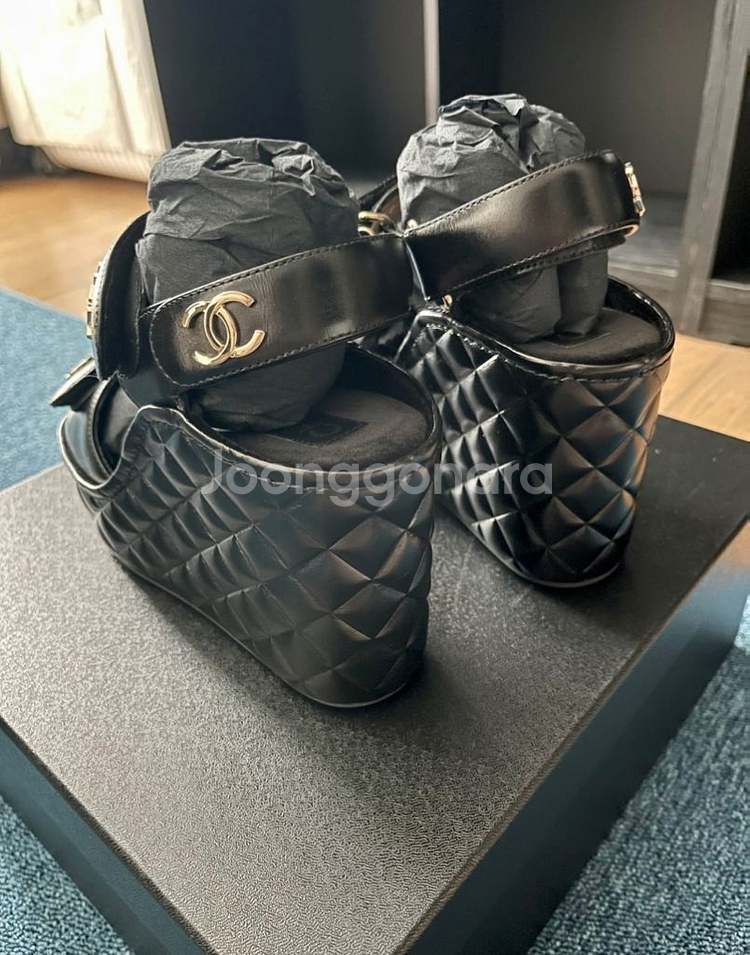 샤넬 플랫폼 230 새상품 11.5센치 벨크로--1