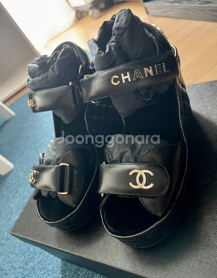 샤넬 플랫폼 230 새상품 11.5센치 벨크로--3