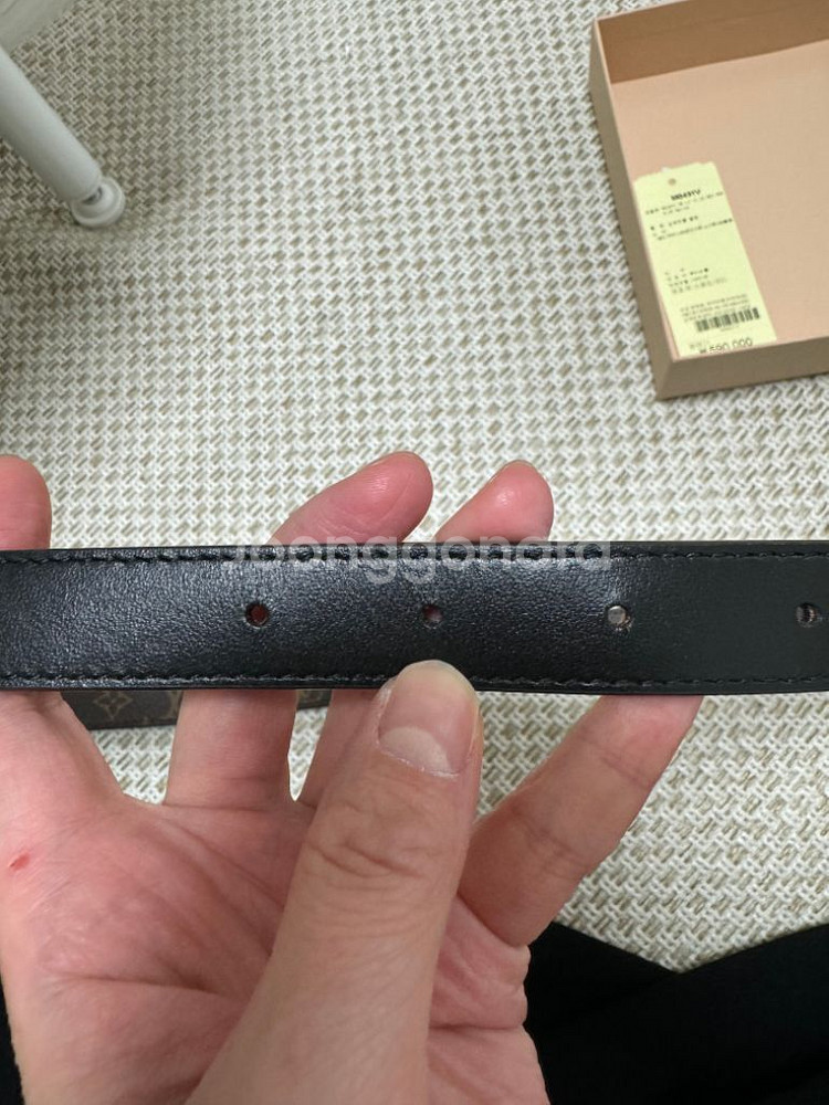 루이비통 아이코닉20mm 리버서블 벨트--2