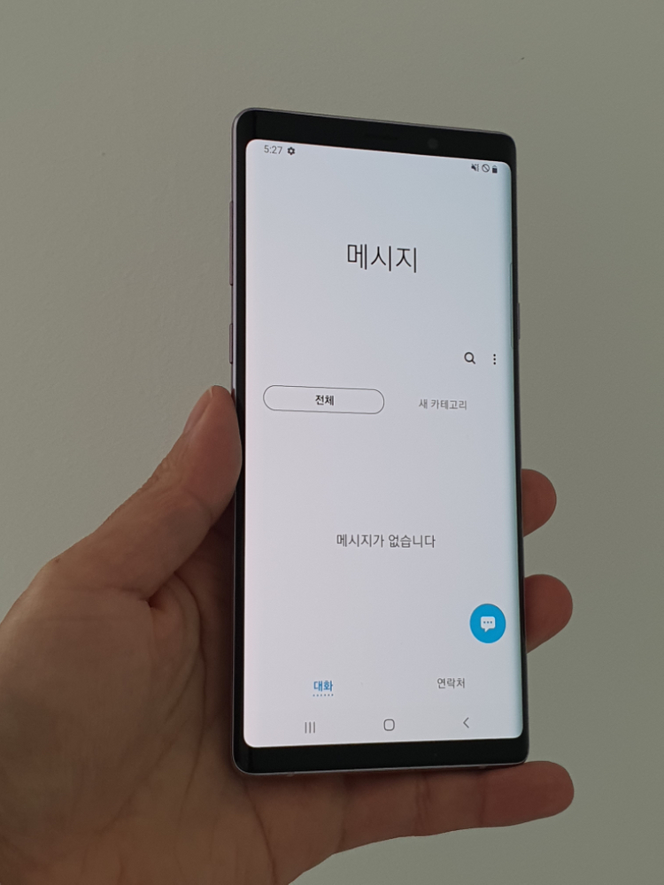 갤럭시 노트9 퍼플 128기가 정상해지 상태깨끗 이미지