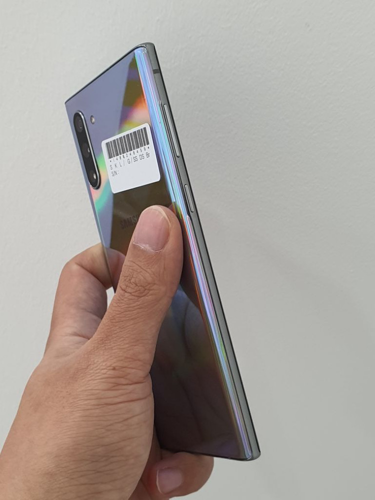 갤럭시 노트10 아우라글로우256기가 정상해지 상태깨끗 이미지