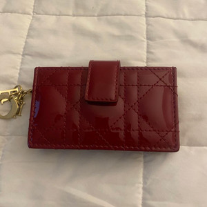 디올 아코디언 카드지갑