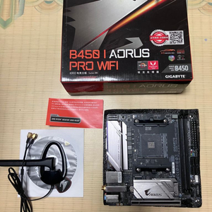 기가바이트 B450i PRO WIFI m-itx 보드