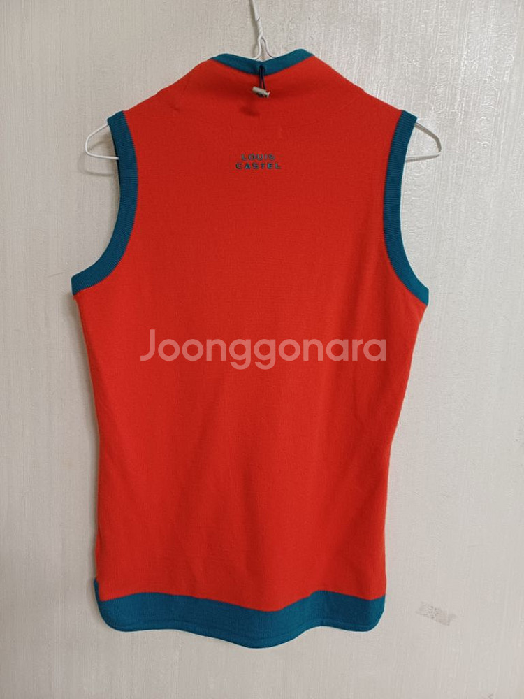 여성 루이까스텔 골프 울 니트조끼 (90-95)--5