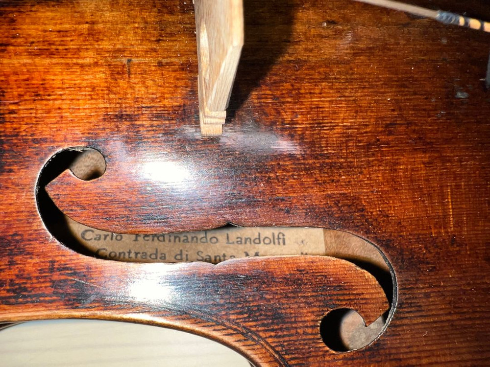 체코 올드 바이올린 이미지