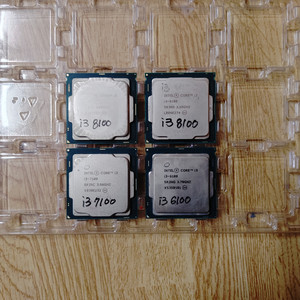 컴퓨터 CPU i3 7100 8100 8100