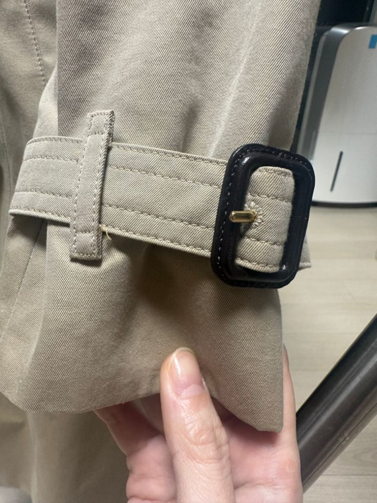 버버리 샌드링엄 롱 트렌치코트uk4--7