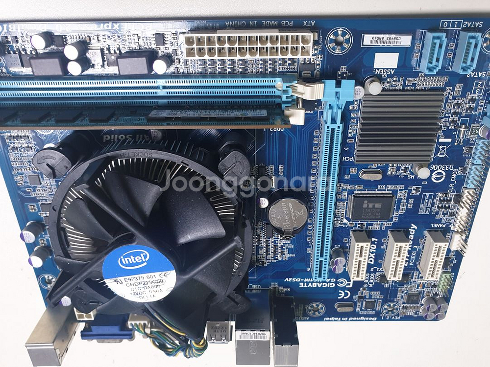 GA-H61M-DS2V +G860+ 램2gb--1
