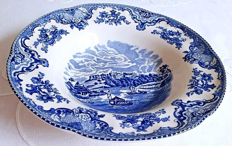 존슨브라더스 올드브리튼캐슬 블루 스프볼 이미지