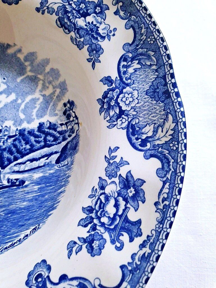 존슨브라더스 올드브리튼캐슬 블루 스프볼 이미지