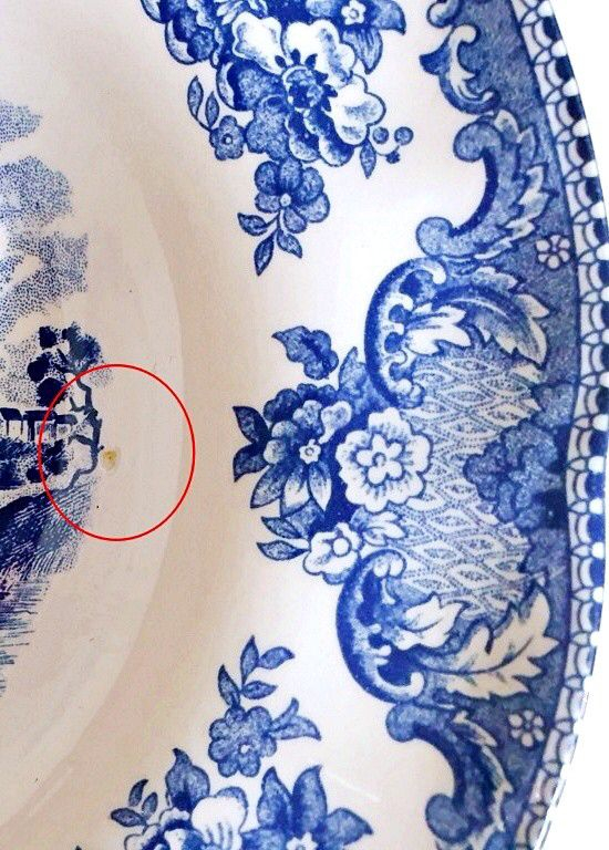 존슨브라더스 올드브리튼캐슬 블루 스프볼 이미지