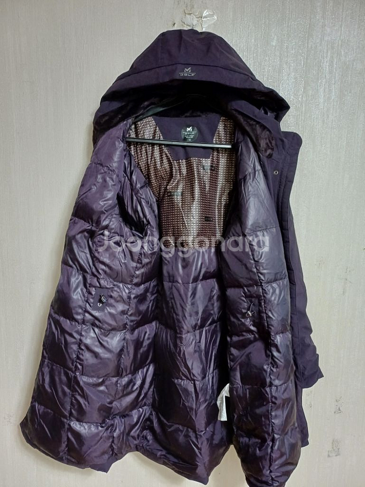 여성 밀레골프 오리솜털 롱패딩 (105)--4