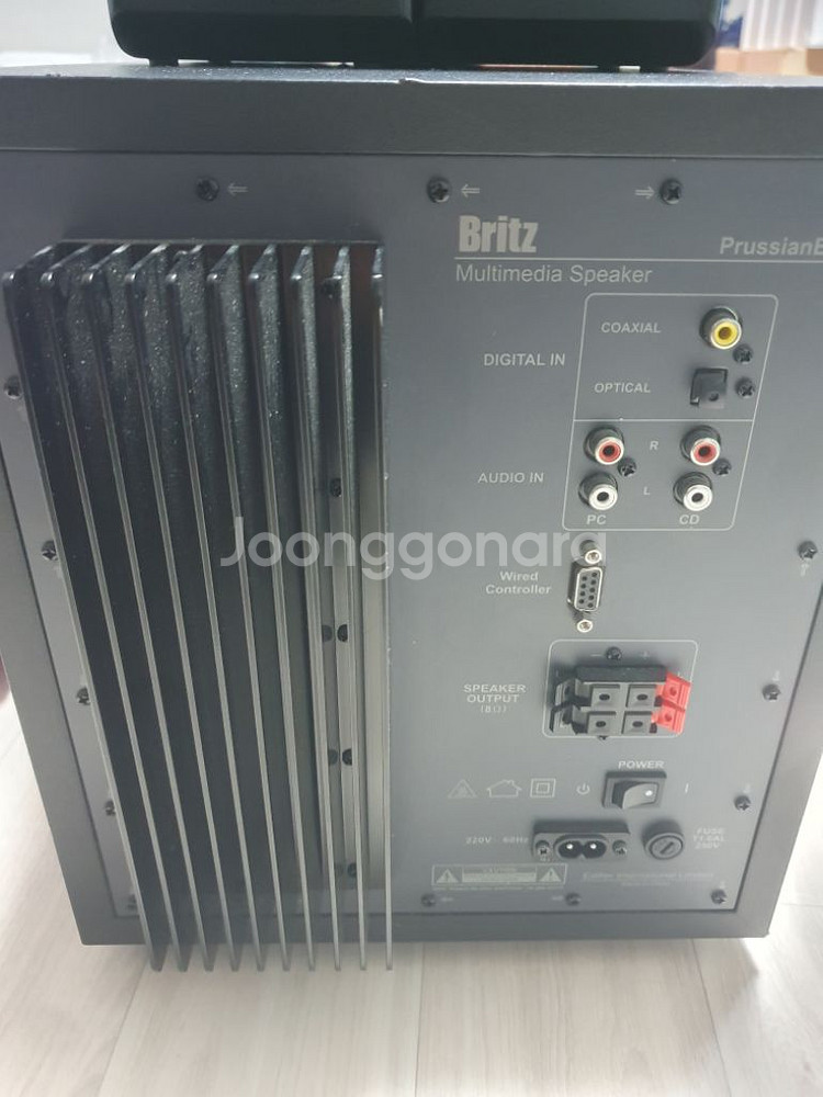 브리츠 BR-DA6000 프러시안블루 2.1채널 스피커--3