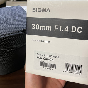 시그마 캐논마운트 30mm 1.4f