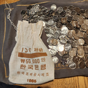 특년도 85년100원 미사용 관봉해체품