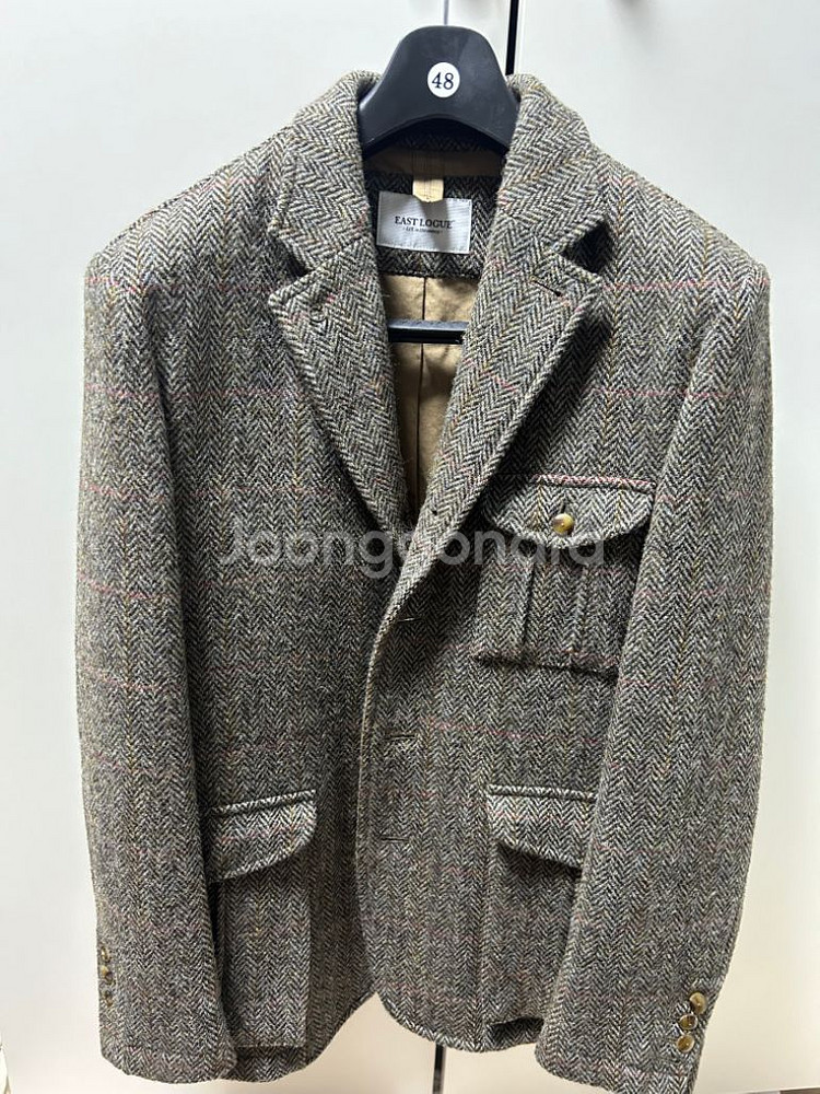 이스트로그 12FW 해리스트위드 헌팅자켓 M--0