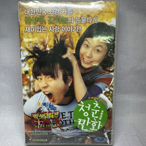 미개봉 비디오테이프 청춘만화 김하늘권상우2006년