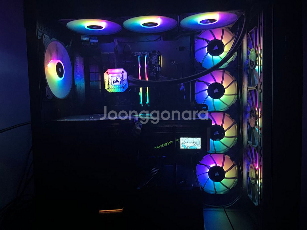 커세어 7000X 케이스 + H170i ELITE 쿨러--2