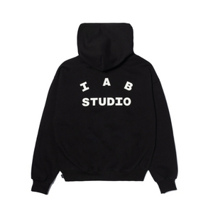 iab hoodie black xxl 아이앱 후드 블랙