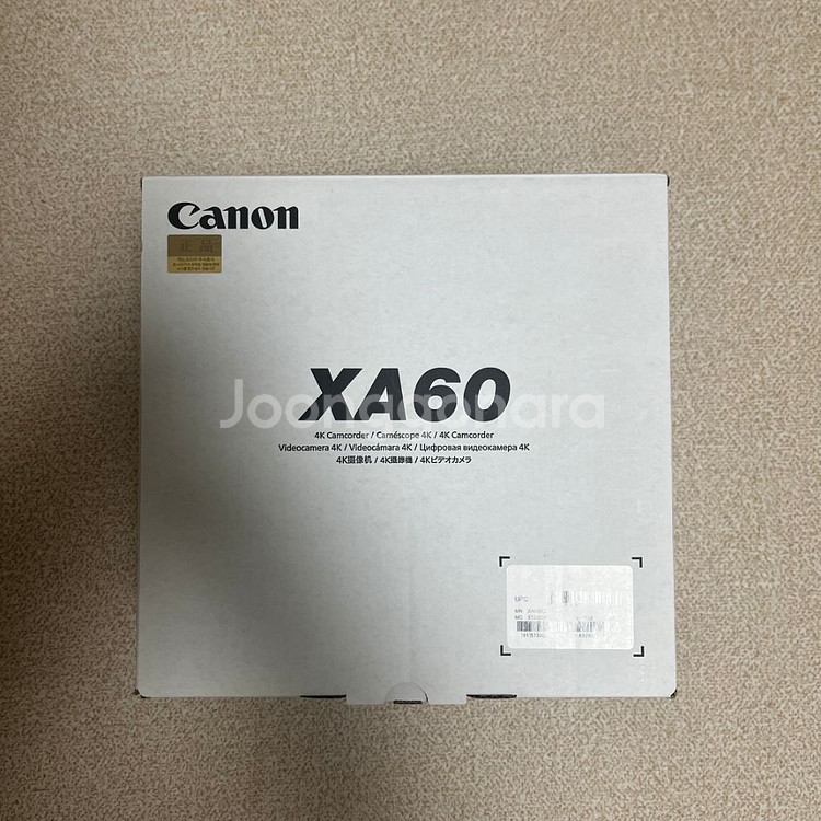 캐논 XA60 4K캠코더 단순개봉 판매--4
