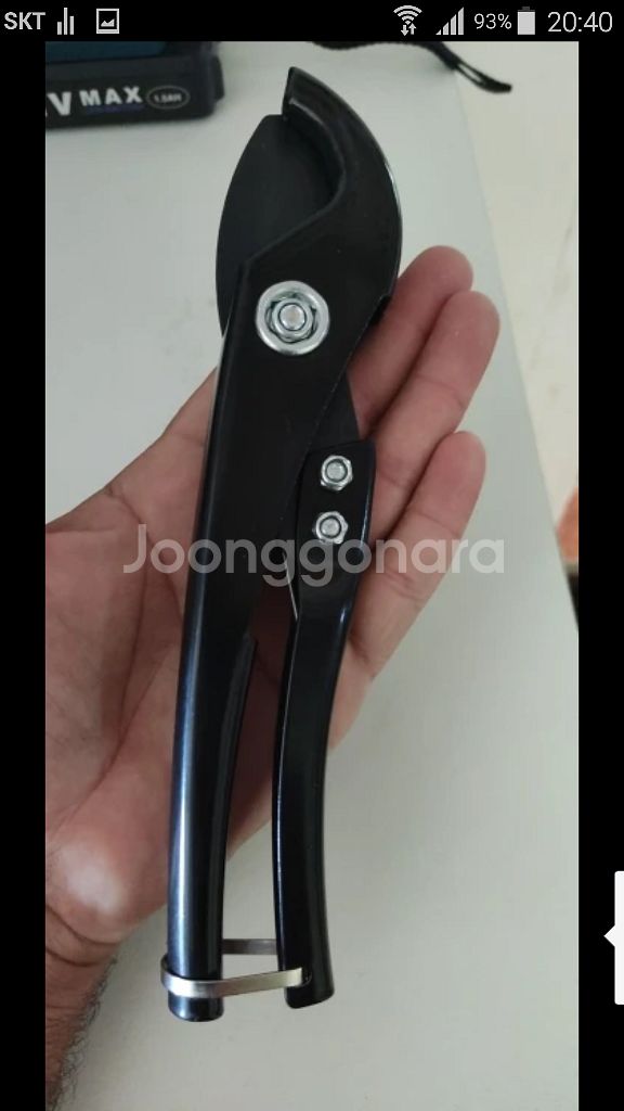 파이프 절단기 커팅기 PVC 호스 플라스틱 엑셀 보일러--4