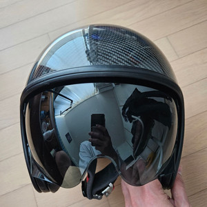 홍진 v30 선바이저 오픈페이스 레트로 헬멧 카본