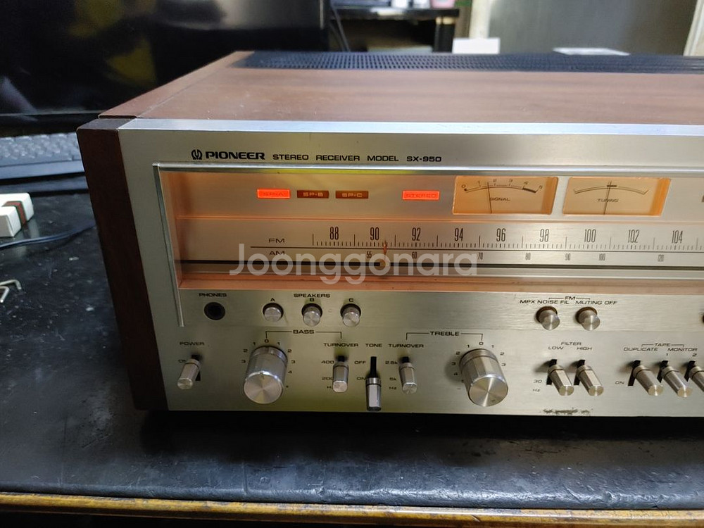 파이오니아 SX 950 대형 리시버 컴퓨터 오디오 앰프--1