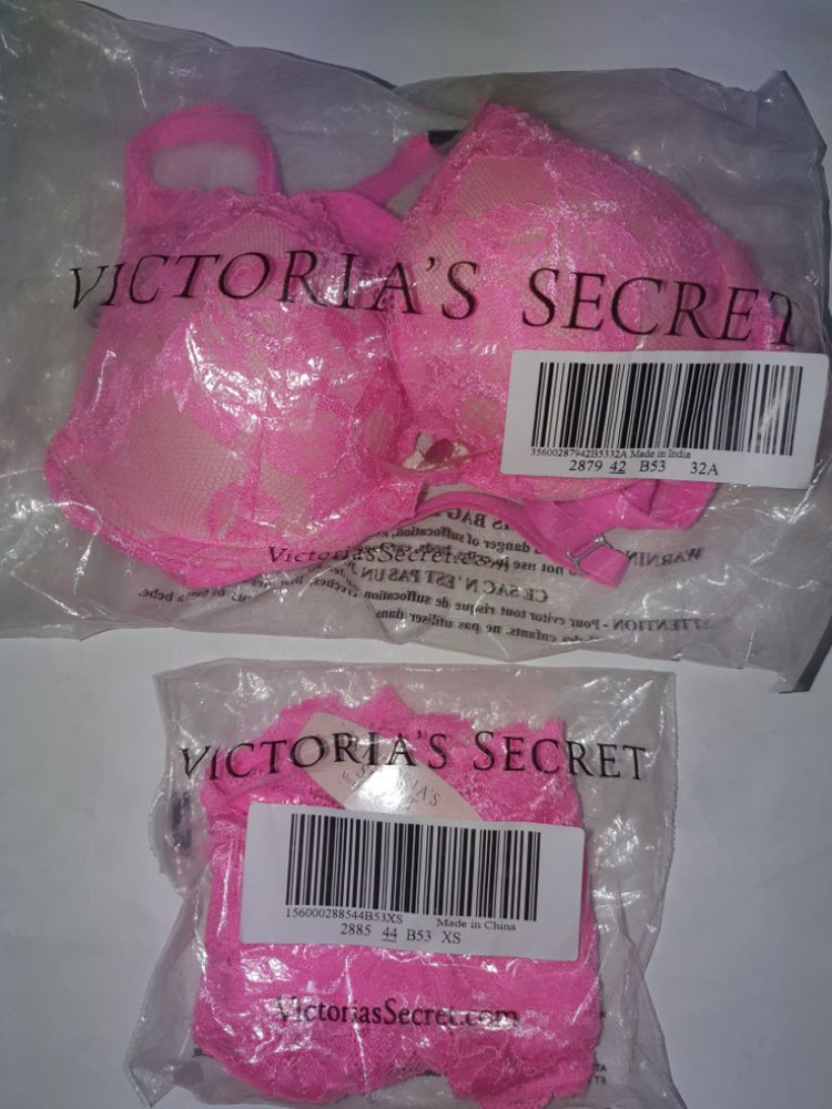 빅토리아 시크릿 속옷 세트 32A/XS--8