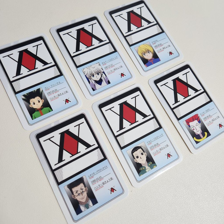 헌터x헌터 라이센스 카드 7종(신상 업데이트!) 이미지