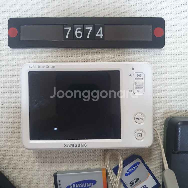 삼성 블루 ST 10 디지털카메라 파우치포함--3