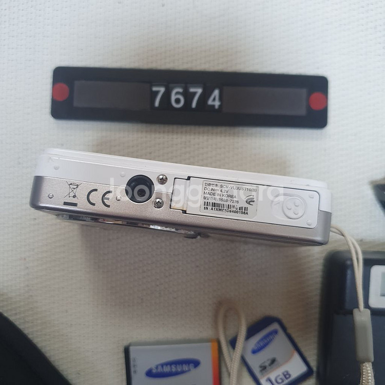 삼성 블루 ST 10 디지털카메라 파우치포함--4