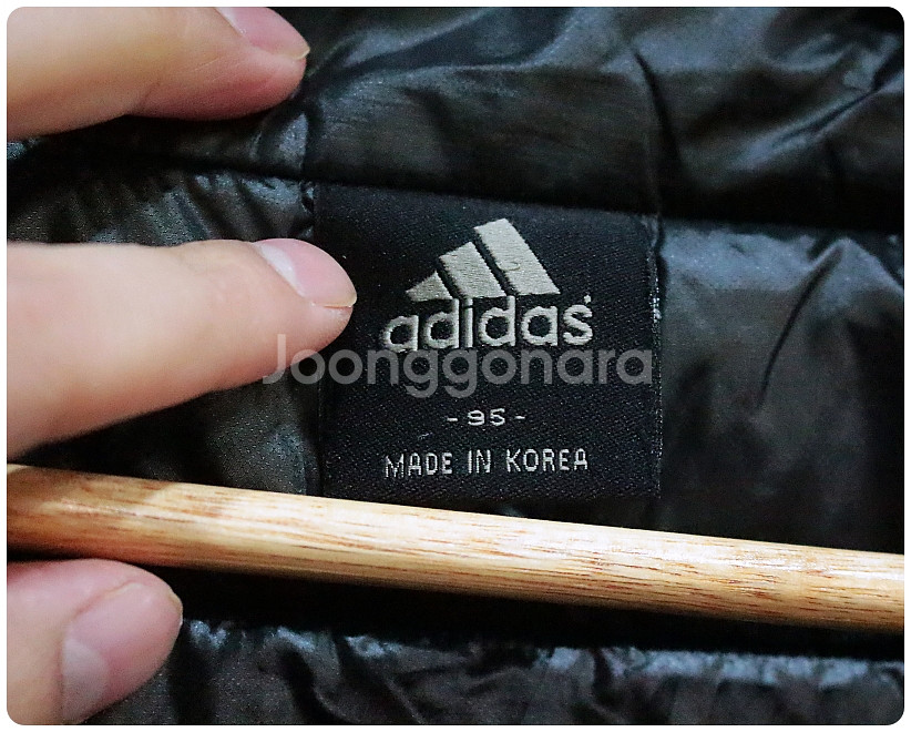 아디다스 AC밀란 10-11 구스다운 유광 패딩 95--7
