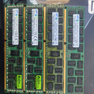 ddr3 10600r 8g 서버용 4개 일괄 택포1.5