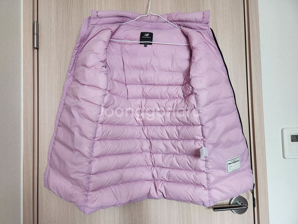 뉴발란스 여아 거위털 경량패딩잠바 140--3