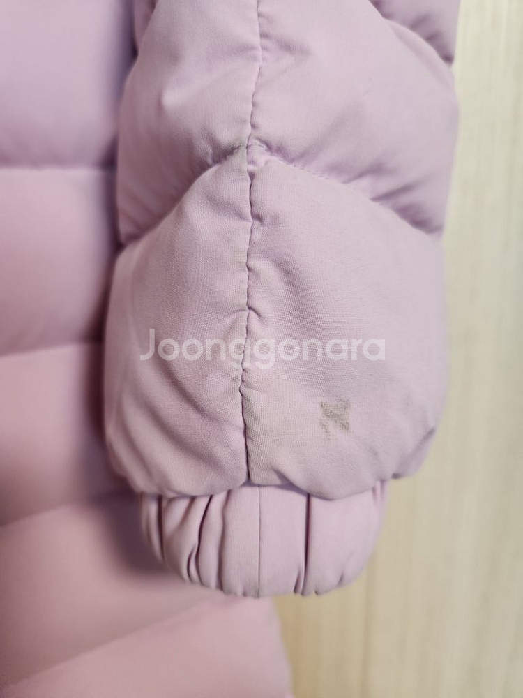 뉴발란스 여아 거위털 경량패딩잠바 140--6