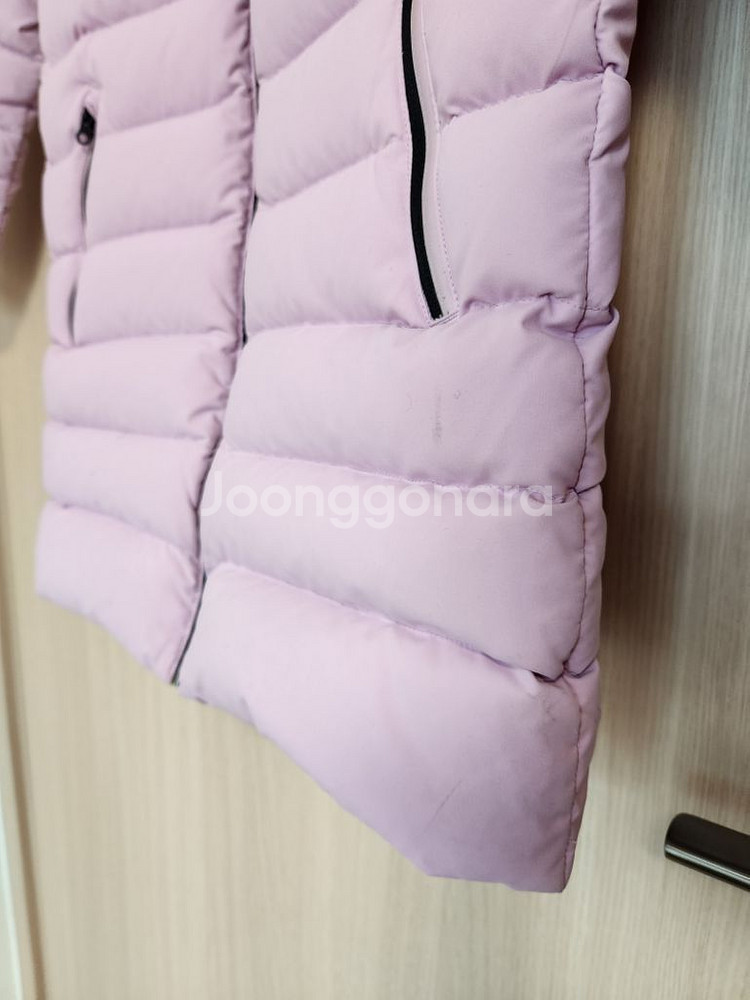 뉴발란스 여아 거위털 경량패딩잠바 140--8