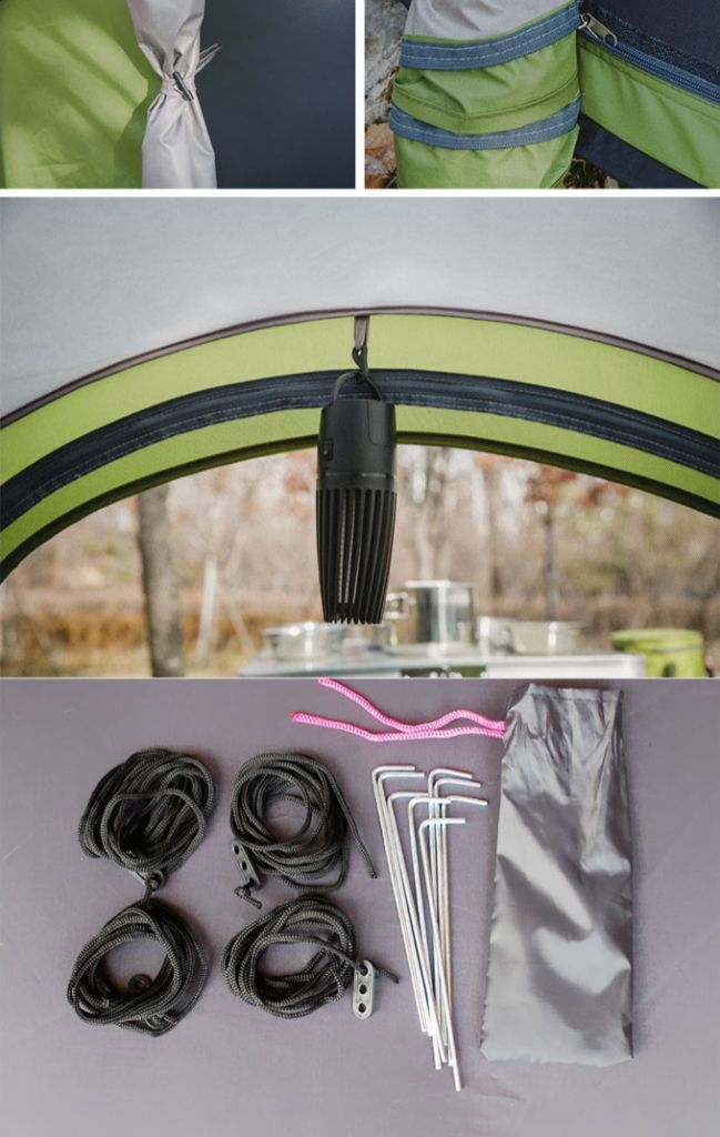 스위스 몽크로스 원터치 텐트 2~3인용(나들이용, 캠핑--2