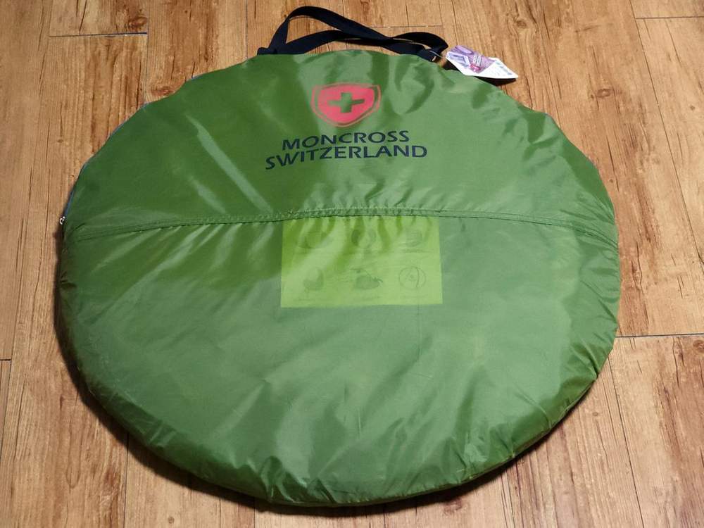 스위스 몽크로스 원터치 텐트 2~3인용(나들이용, 캠핑--5