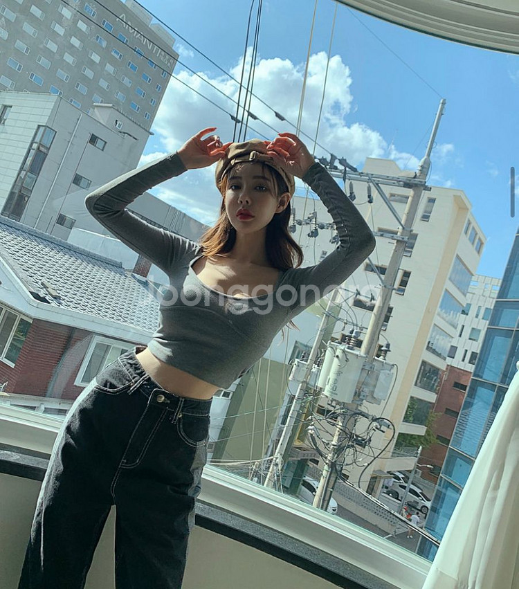 바닐라세컨드 투톤라인와이드데님팬츠--2