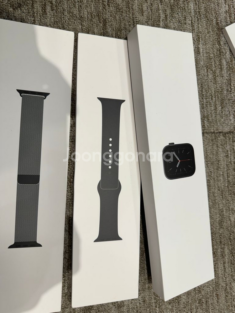 애플워치 6 스테인리스 44mm + 밀레니즈루프--1